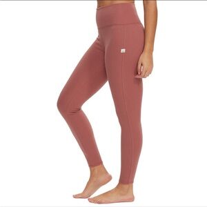 Vuori thermal legging in rosewood, XS